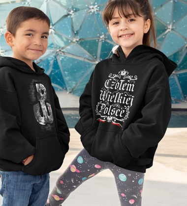 Bluza z kapturem dziecięca CZOŁEM WIELKIEJ POLSCE